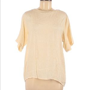 100% Silk Cream Blouse (BUNDLE ONLY)